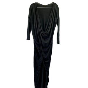 Audrey Women's Black Twist Low Front Top